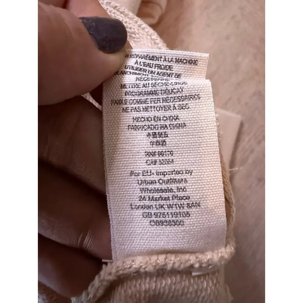 Free People James Pullover sweatshirt with bandana size xs